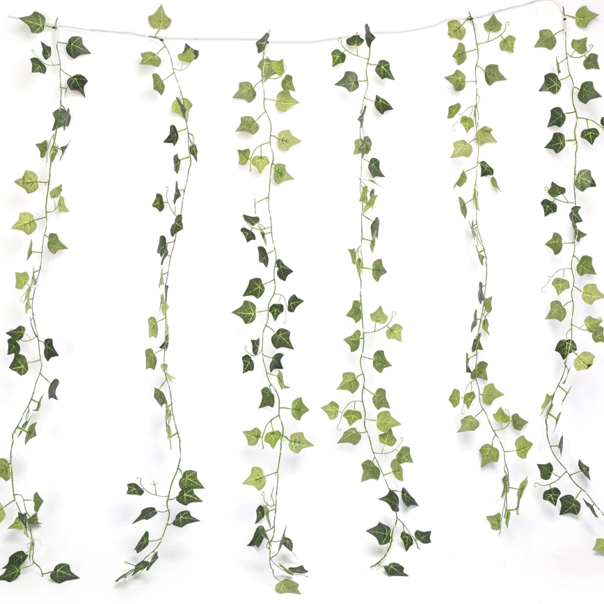 Aigostar - Світлодіодний сонячний гірлянд 70xLED/4x1м IP65 300 мАг тепле біле листя плюща