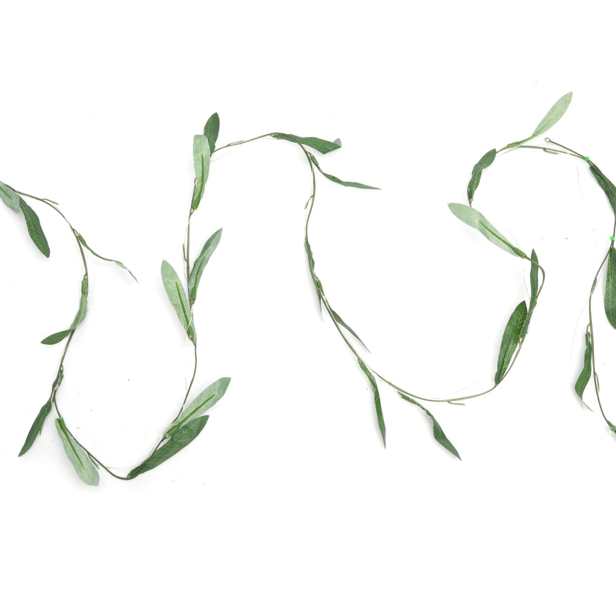 Aigostar - LED сонячний гірлянд 100xLED/12м IP65 300 мАг тепле біле оливкове