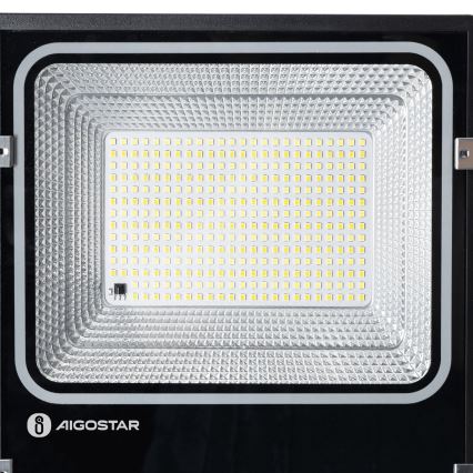 Aigostar - Сонячний світлодіодний прожектор LED/150W/3,2V 3000mAh 3000K/4000K/6500K IP66 + пульт дистанційного керування