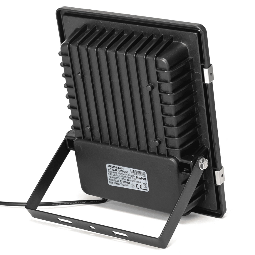 Aigostar - LED сонячний прожектор LED/50W/3,2V 1200mAh 3000K/4000K/6500K IP66 + пульт дистанційного керування