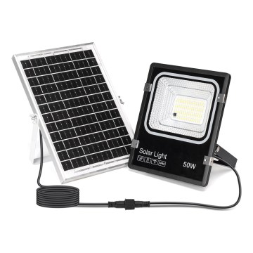 Aigostar - LED сонячний прожектор LED/50W/3,2V 1200mAh 3000K/4000K/6500K IP66 + пульт дистанційного керування
