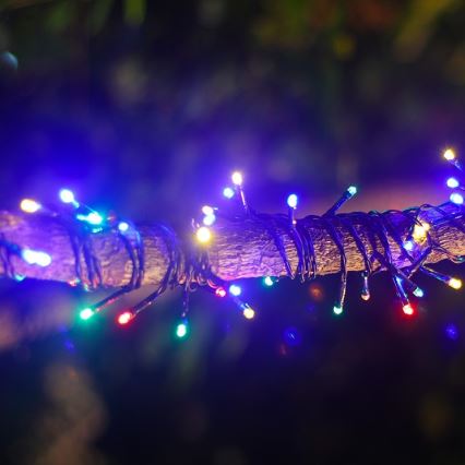 Aigostar - Світлодіодний сонячний різдвяний гірлянд 100xLED/8 функцій 12м IP65 багатокольоровий