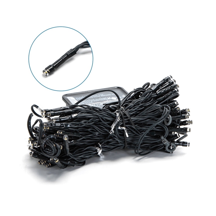 Aigostar - LED сонячний різдвяний гірлянд 100xLED/8 функцій 4x1м IP65 тепле біле світло 800 мАг