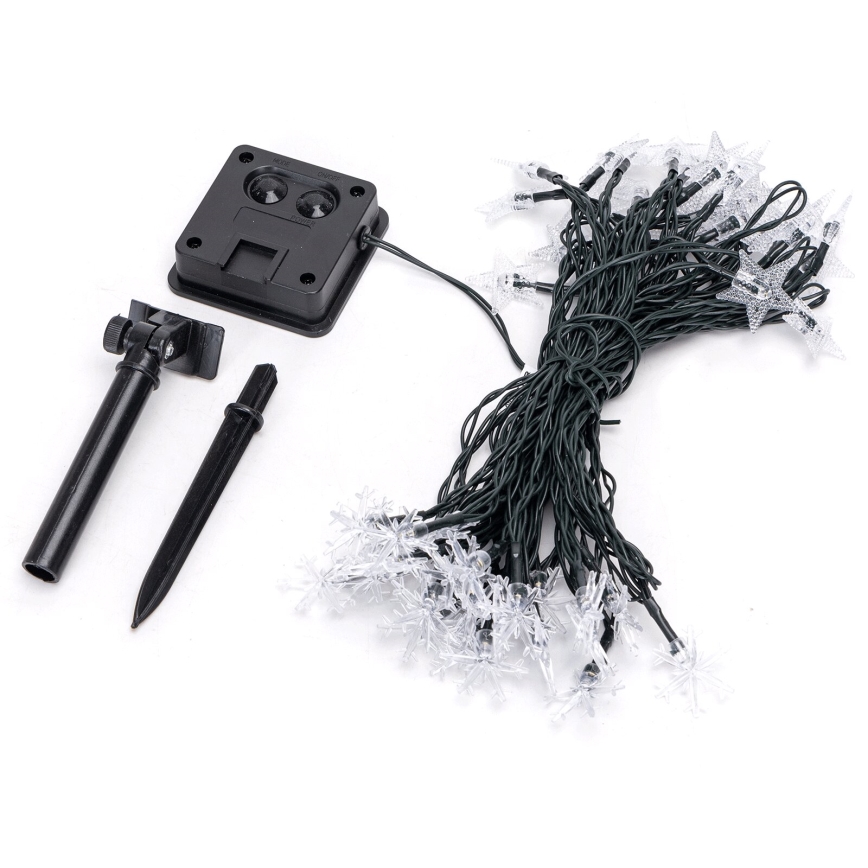 Aigostar - Світлодіодний сонячний різдвяний гірлянд 50xLED/8 функцій 800 мАг 12м IP65 багатобарвний