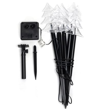 Aigostar - Світлодіодний сонячний різдвяний світильник LED/0,054W/1,2V 1м IP65 холодний білий