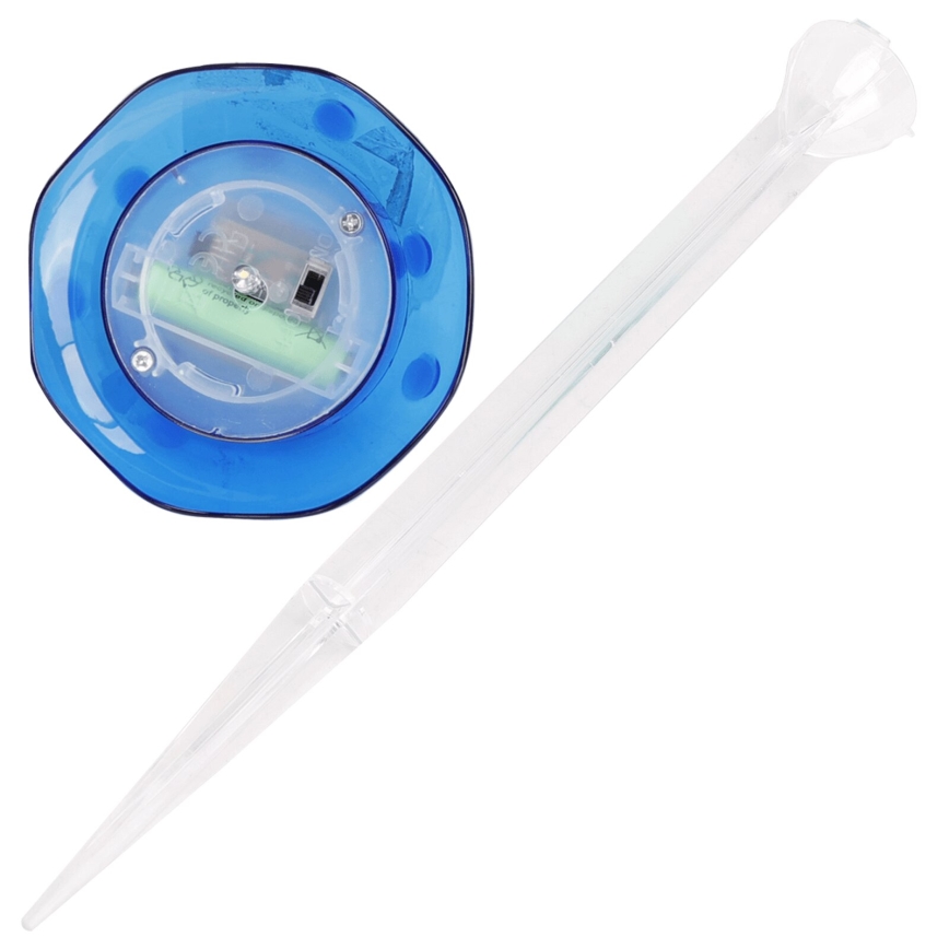 Aigostar - Світильник на сонячній батареї LED/0,006W/1,2V 100 mAh 2700K IP44 синій