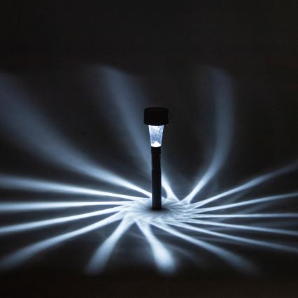 Aigostar - LED сонячний світильник LED/2V IP44 40 mAh чорний