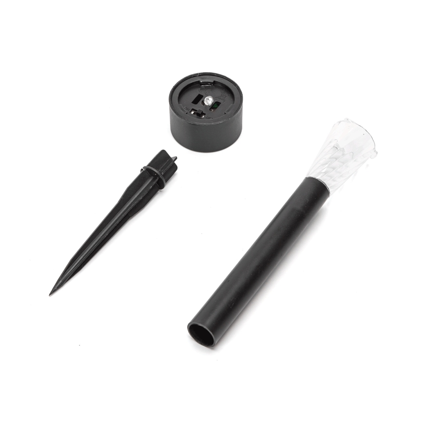 Aigostar - LED сонячний світильник LED/2V IP44 40 mAh чорний