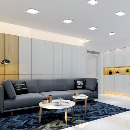 Aigostar - LED Стельове світло LED/6W/230V 6500K 12x12 см біле