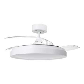 Aigostar - LED Стельовий світильник з вентилятором та регулюванням яскравості MESH LED/50W/230V 2700-6500K чорний + пульт дистанційного керування