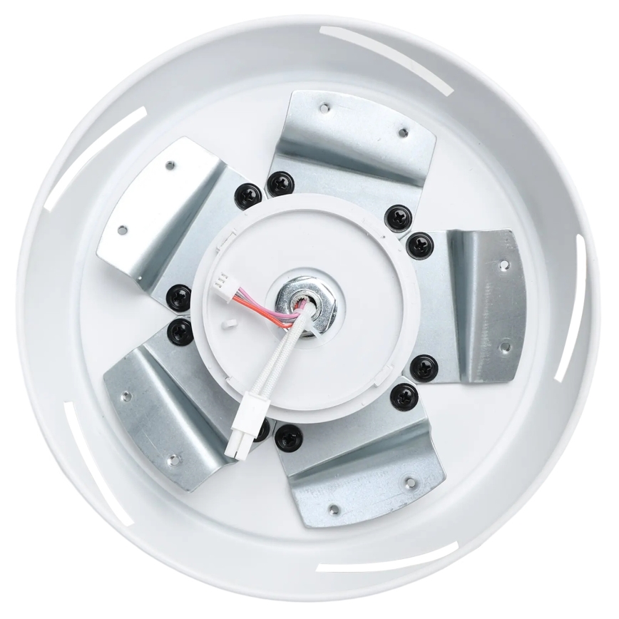 Aigostar - Світлодіодний стельовий вентилятор з регулюванням яскравості LED/20W/230V 2700-6500K 132см білий/бежевий + пульт дистанційного керування