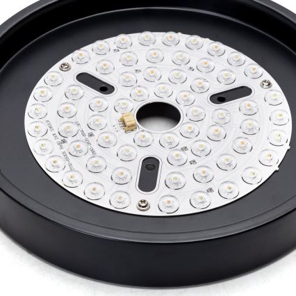 Aigostar - Світлодіодний стельовий вентилятор з регулюванням яскравості LED/24W/230V 2700-6500K 165см чорний + пульт дистанційного керування
