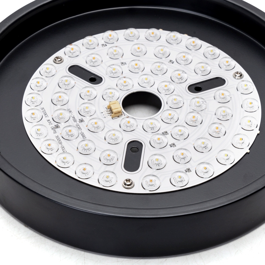 Aigostar - Світлодіодний стельовий вентилятор з регулюванням яскравості LED/24W/230V 2700-6500K 165см чорний + пульт дистанційного керування