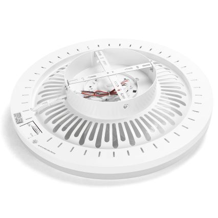 Aigostar - LED Стельовий вентилятор з регулюванням яскравості LED/40W/230V 2700/4000/6500K діаметр 50 см + пульт дистанційного керування білий
