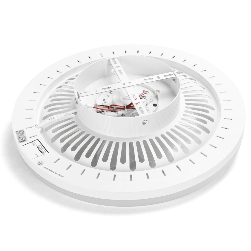 Aigostar - LED Стельовий вентилятор з регулюванням яскравості LED/40W/230V 2700/4000/6500K діаметр 50 см + пульт дистанційного керування білий