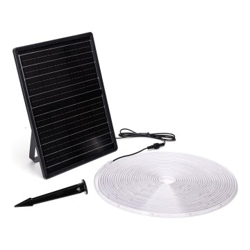 Aigostar - LED Стрічка на сонячній батареї з регулюванням яскравості LED/20W/3,2V 20 м 6500K IP65 + пульт дистанційного керування