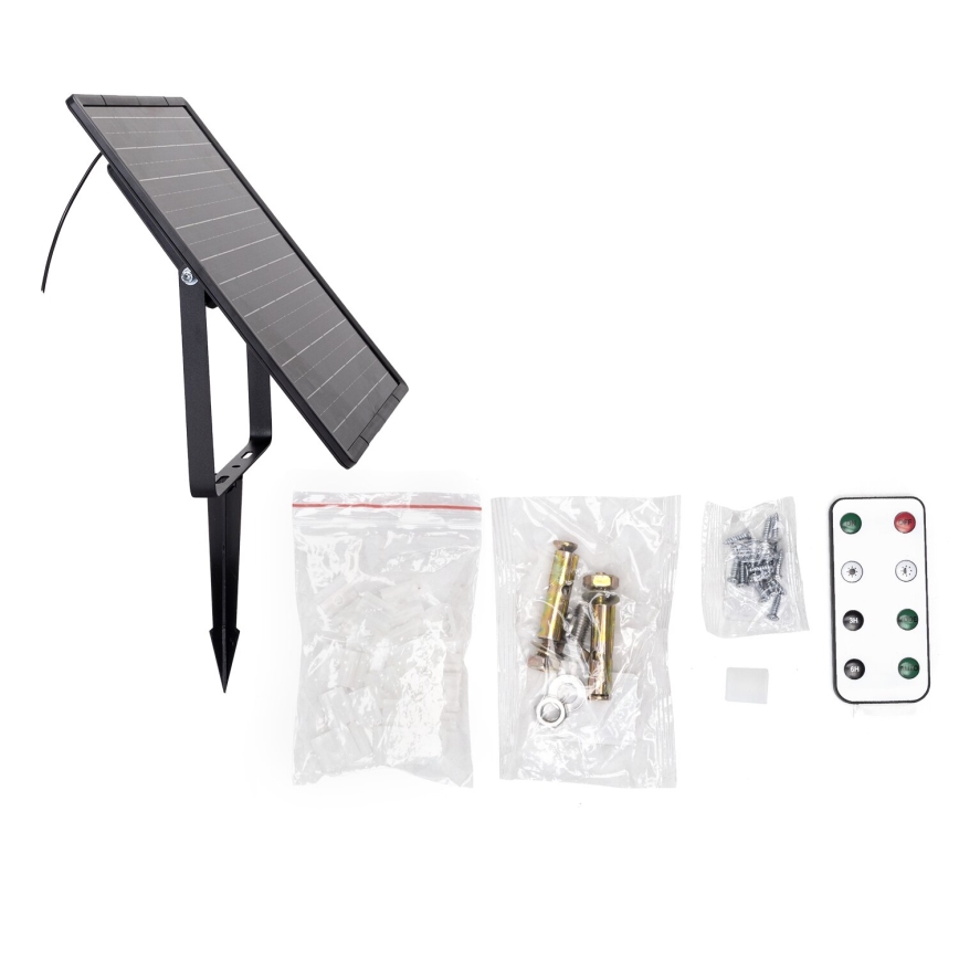 Aigostar - LED Стрічка на сонячній батареї з регулюванням яскравості LED/20W/3,2V 20 м 6500K IP65 + пульт дистанційного керування