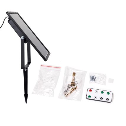 Aigostar - LED стрічка з регулюванням яскравості на сонячній батареї LED/10W/3,2V 10 м 6500K IP65 + пульт дистанційного керування