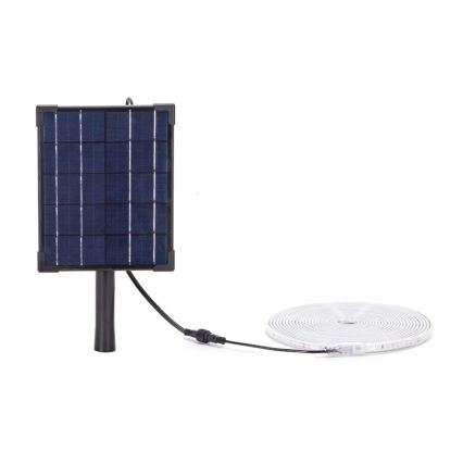 Aigostar - LED стрічка з регулюванням яскравості на сонячній батареї LED/5W/3,2V 5 м 6500K IP65 + пульт дистанційного керування