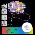 Aigostar -LED уличная гирлянда 150xLED/8 функций 3xAA 15,3m IP44 многоцветная