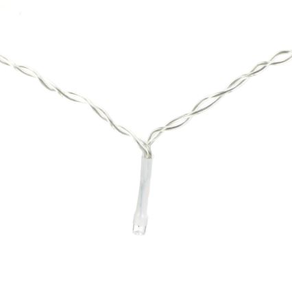 Aigostar-LED Наружная рождественская гирлянда 300xLED/8 функций 3xAA 6x2м IP44 холодный белый