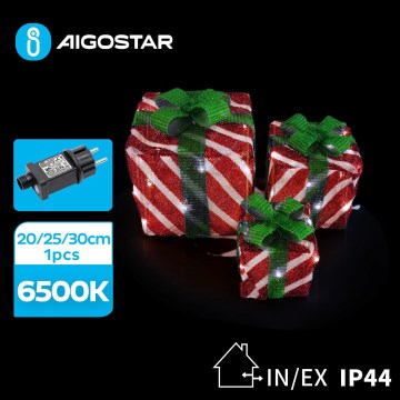 Aigostar- LED уличная рождественская декорация 3,6 Вт/31/230 В 6500 К 20/25/30 см IP44 подарки