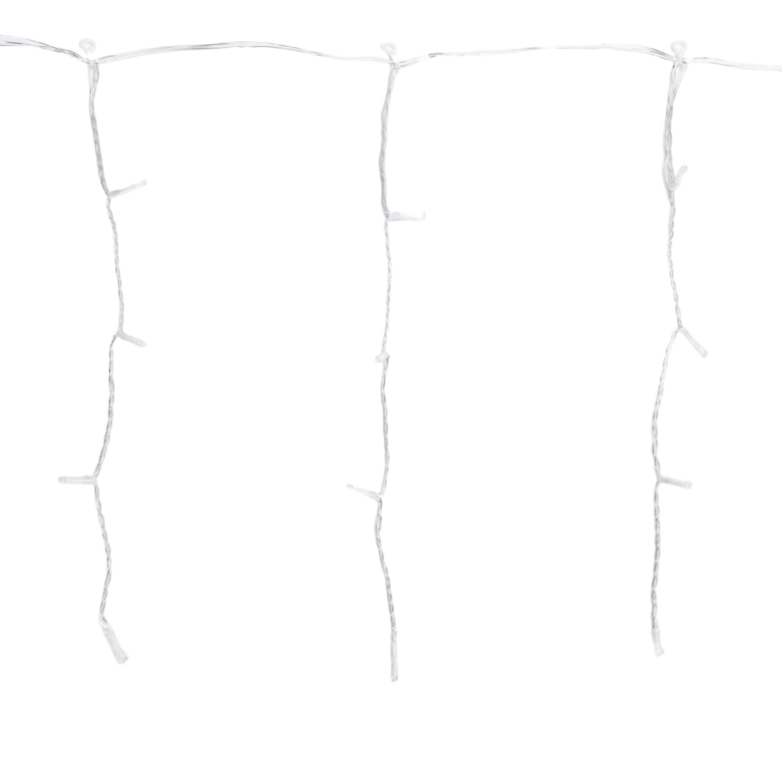 Aigostar - светодиодная уличная рождественская гирлянда 200xLED/3,6W/230V/8 режимов 10x0,4м IP44 холодный белый