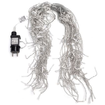 Aigostar - светодиодная уличная рождественская гирлянда 200xLED/3,6W/230V/8 режимов 10x0,4м IP44 холодный белый