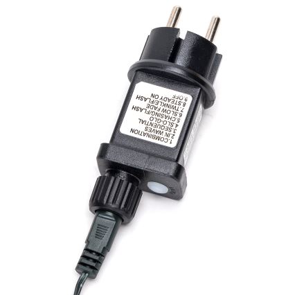 Aigostar - LED уличная рождественская гирлянда 200xLED/8 функций 8m IP44 холодный белый