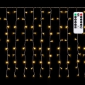 Aigostar - LED уличная рождественская гирлянда 150xLED/6W/230V/8 режимов 1,5x1m IP44 тёплый белый + пульт дистанционного управления