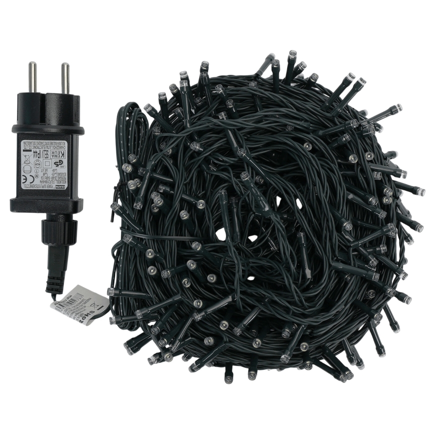 Aigostar - светодиодная уличная рождественская гирлянда 300xLED/8 режимов 30m IP44 холодный белый