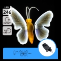 Aigostar - LED вулична декорація 246xLED/9W/230V 42 см IP44 метелик/холодне біле світло