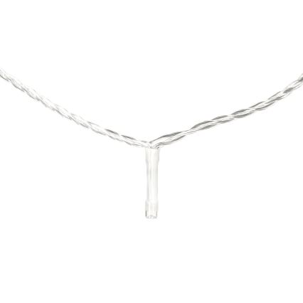 Aigostar - LED вулична гірлянда 200xLED/8 режимів 23m IP44 холодне біле світло