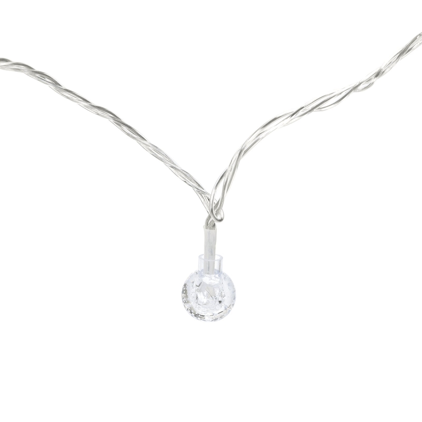 Aigostar - LED вулична різдвяна гірлянда 100xLED/8 функцій 13m IP44 теплий білий