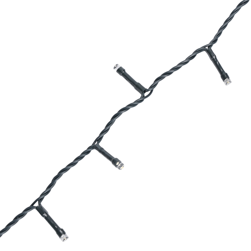 Aigostar - зовнішня різдвяна LED-гірлянда, 500 світлодіодів/8 режимів, живлення 4×AA, 25,3 м, IP44, тепле біле світло