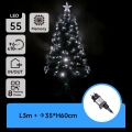 Aigostar - LED вулична різдвяна ялинка LED/3,6W/230V 60 см IP44 холодне біле світло