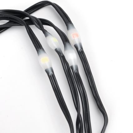 Aigostar-LED Зовнішній різдвяний гірлянд 100xLED/8 функцій 3xAA 10,3м IP44 багатокольоровий