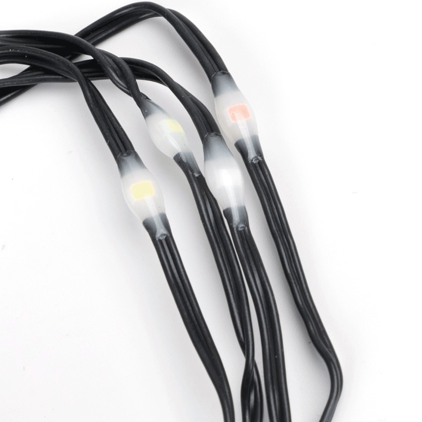 Aigostar-LED Зовнішній різдвяний гірлянд 100xLED/8 функцій 3xAA 10,3м IP44 багатокольоровий