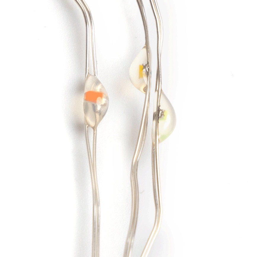 Aigostar - LED зовнішній різдвяний гірлянд 100xLED/8 функцій/3xAA10,3м IP44 мультиколор