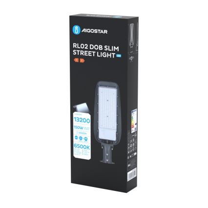 Aigostar - LED вуличний світильник SLIM LED/150W/230V 6500K IP65