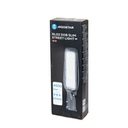 Aigostar - LED вуличний світильник SLIM LED/50W/230V 6500K IP65