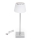 Aigostar - LED Вулична акумуляторна настiльна лампа з регулюванням яскравостi LED/4W/5V 3600mAh білий/матовий хром IP54