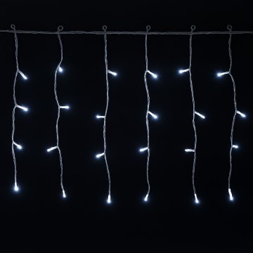 Aigostar - LED вулична різдвяна гірлянда 200xLED/3,6Вт/230В/8 функцій 10x0,4м IP44 холодне біле