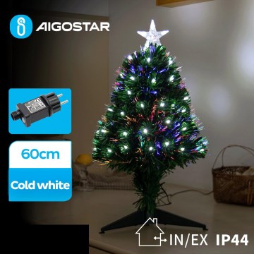 Aigostar - LED Вуличне різдвяне дерево LED/3,6W/230V 60 см IP44 холодний білий
