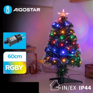 Aigostar - LED Вуличне різдвяне дерево LED/3,6W/230V 60 см IP44 кольоровий
