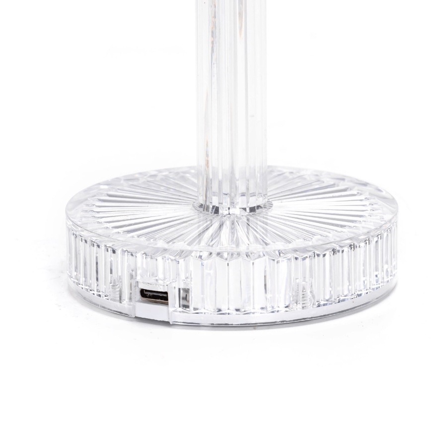 Aigostar - LED Настільна акумуляторна лампа з регулюванням яскравості LED/1W/5V 2700/4000/6500K 1800mAh 26 см