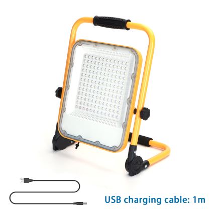 Aigostar - LED з регулюванням яскравості акумуляторна прожектор LED/100W/5V 6500K IP65 1500mAh
