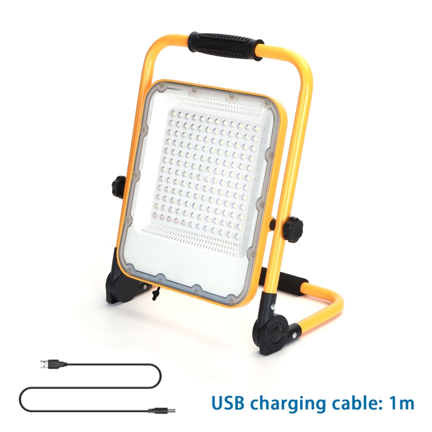 Aigostar - LED з регулюванням яскравості акумуляторна прожектор LED/100W/5V 6500K IP65 1500mAh