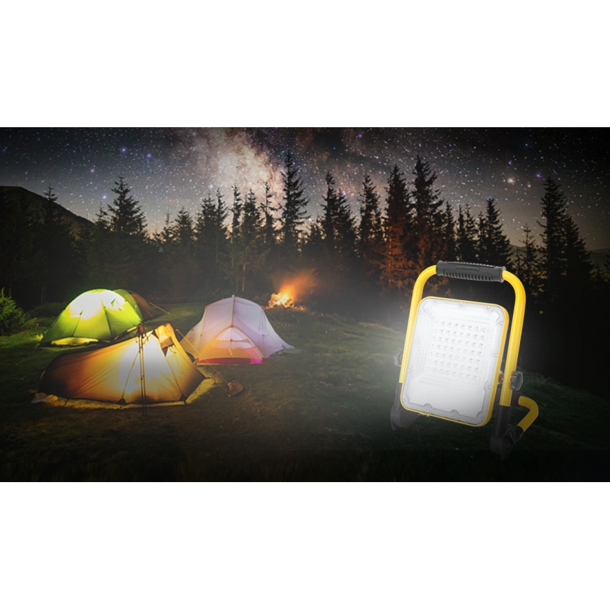 Aigostar - LED з регулюванням яскравості акумуляторна прожектор LED/100W/5V 6500K IP65 1500mAh