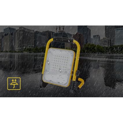 Aigostar - LED з регулюванням яскравості акумуляторна прожектор LED/100W/5V 6500K IP65 1500mAh